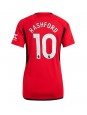 Manchester United Marcus Rashford #10 Replika Hemmakläder Dam 2023-24 Kortärmad